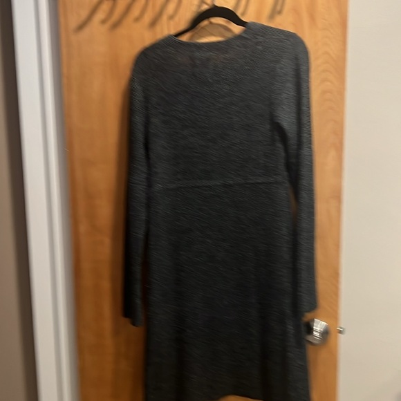 This is a gray The North Face wool dress - Picture 4 of 5